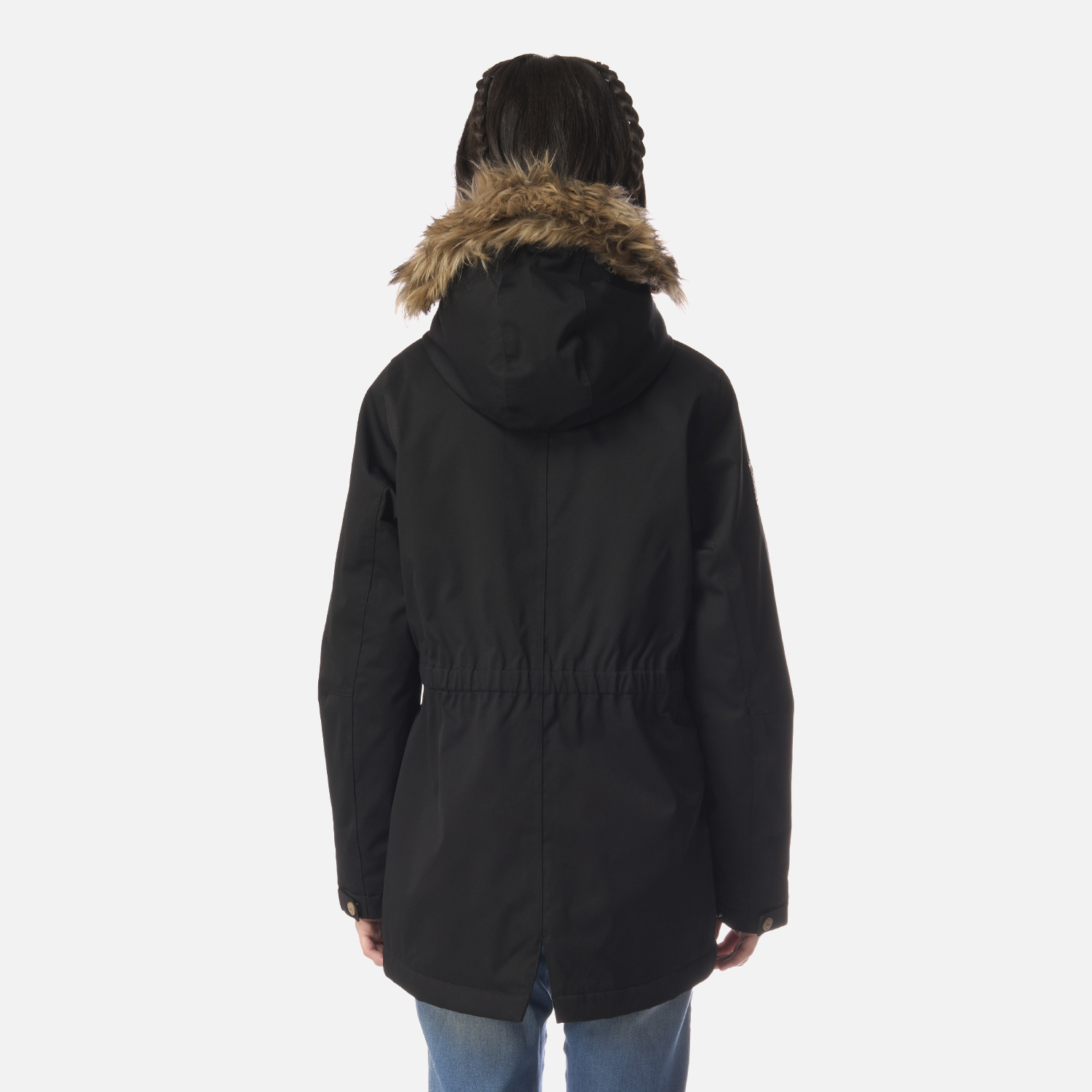 CHAQUETA TEEN GIRL ROBLE B-DRY HOODY JACKET NEGRO LIPPI I26 - 3