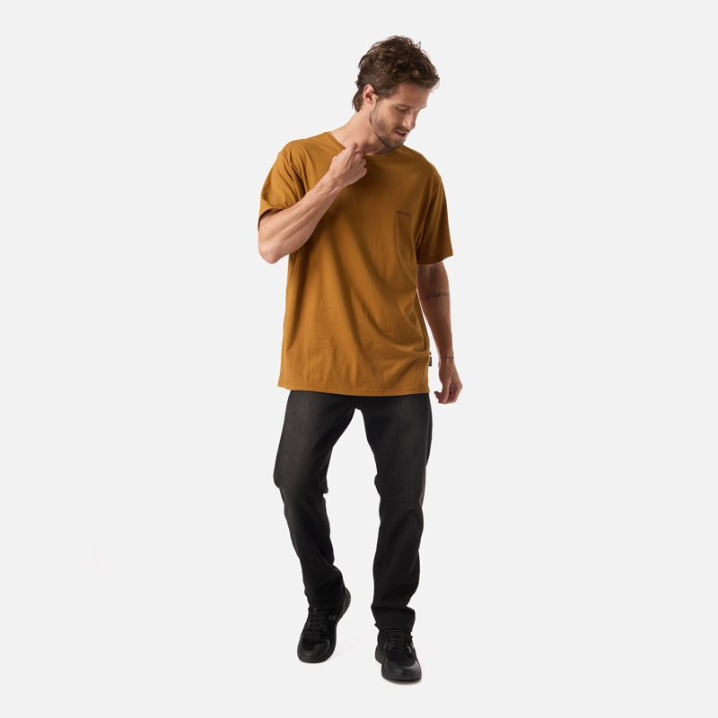 POLERA HOMBRE HAKA MOSTAZA HAKA HONU - 6