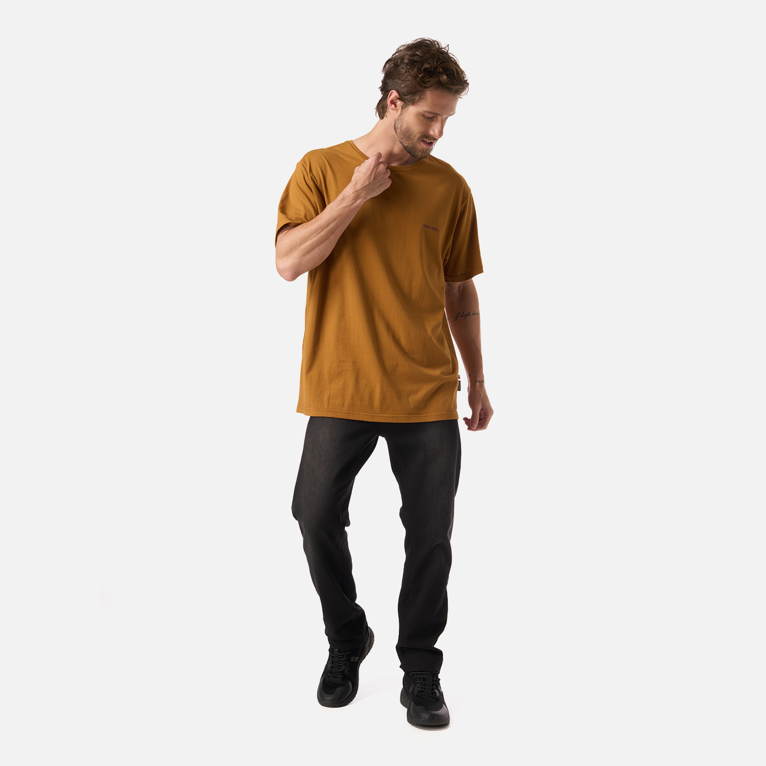 POLERA HOMBRE HAKA MOSTAZA HAKA HONU - 6