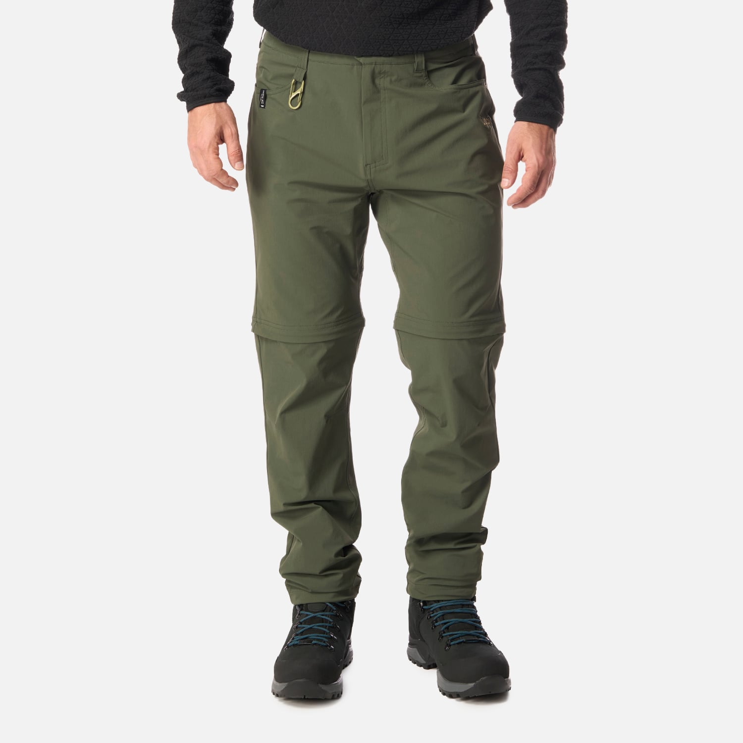 PANTALON HOMBRE LENNOX Q-DRY MIX-2 PANTS VERDE MILITAR LIPPI I26 - 1