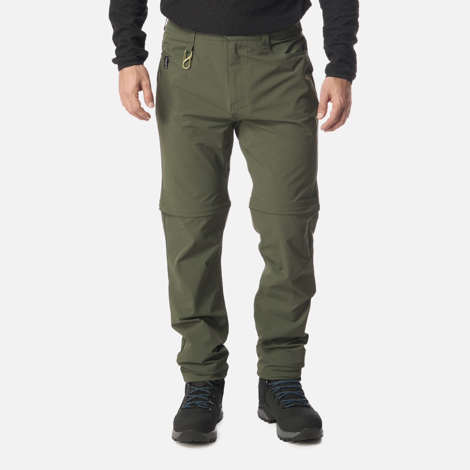 PANTALON HOMBRE LENNOX Q-DRY MIX-2 PANTS VERDE MILITAR LIPPI I26 - 1