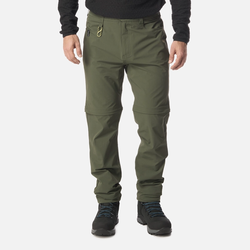 PANTALON HOMBRE LENNOX Q-DRY MIX-2 PANTS VERDE MILITAR LIPPI I26 - 1