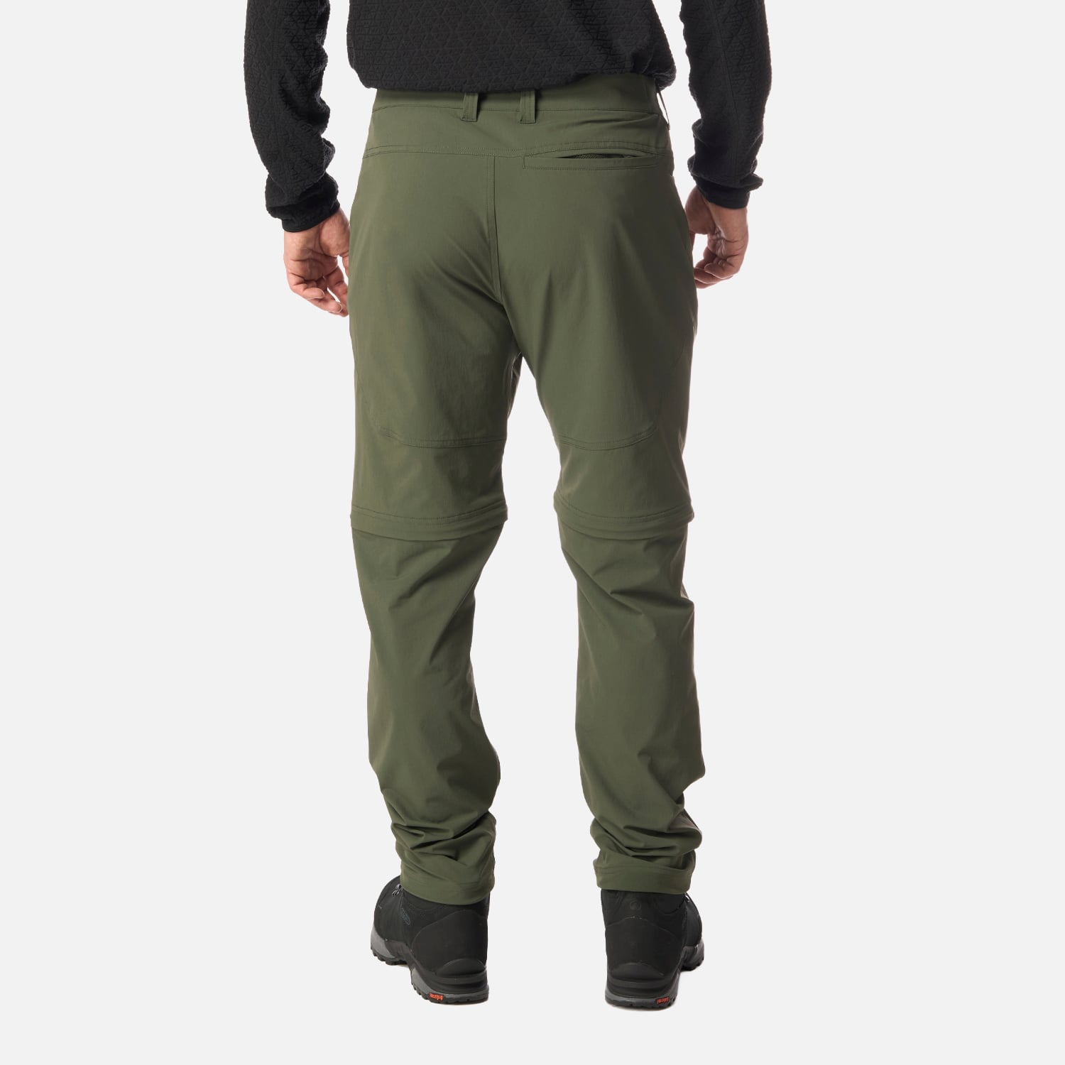 PANTALON HOMBRE LENNOX Q-DRY MIX-2 PANTS VERDE MILITAR LIPPI I26 - 3