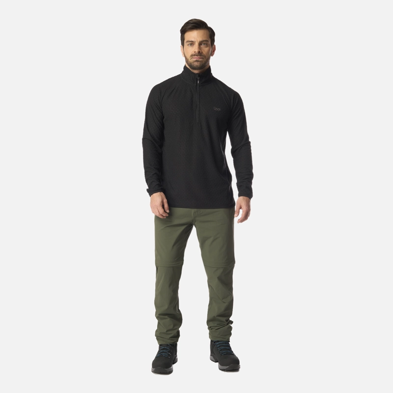 PANTALON HOMBRE LENNOX Q-DRY MIX-2 PANTS VERDE MILITAR LIPPI I26 - 9