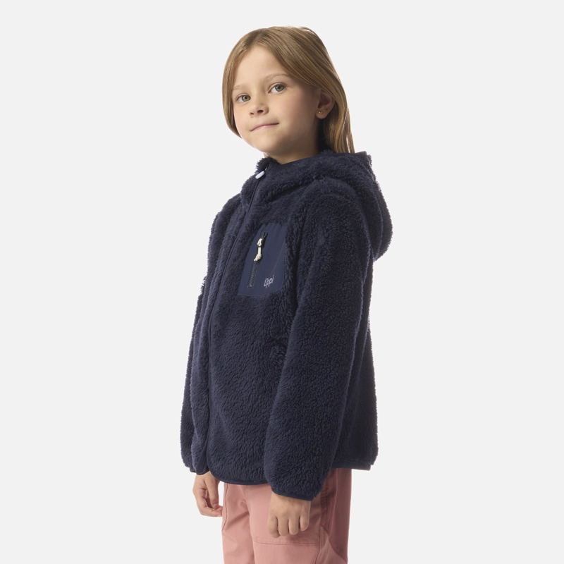 POLAR NIÑA BEAR SHAGGY-PRO HOODY JACKET AZUL MARINO LIPPI I26 - 2