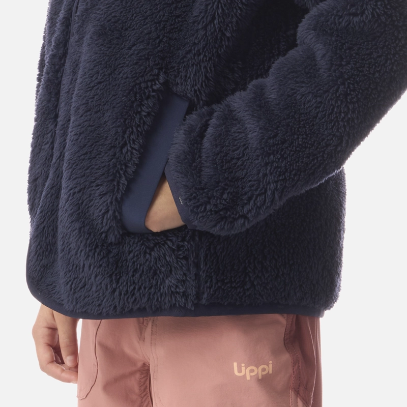 POLAR NIÑA BEAR SHAGGY-PRO HOODY JACKET AZUL MARINO LIPPI I26 - 5