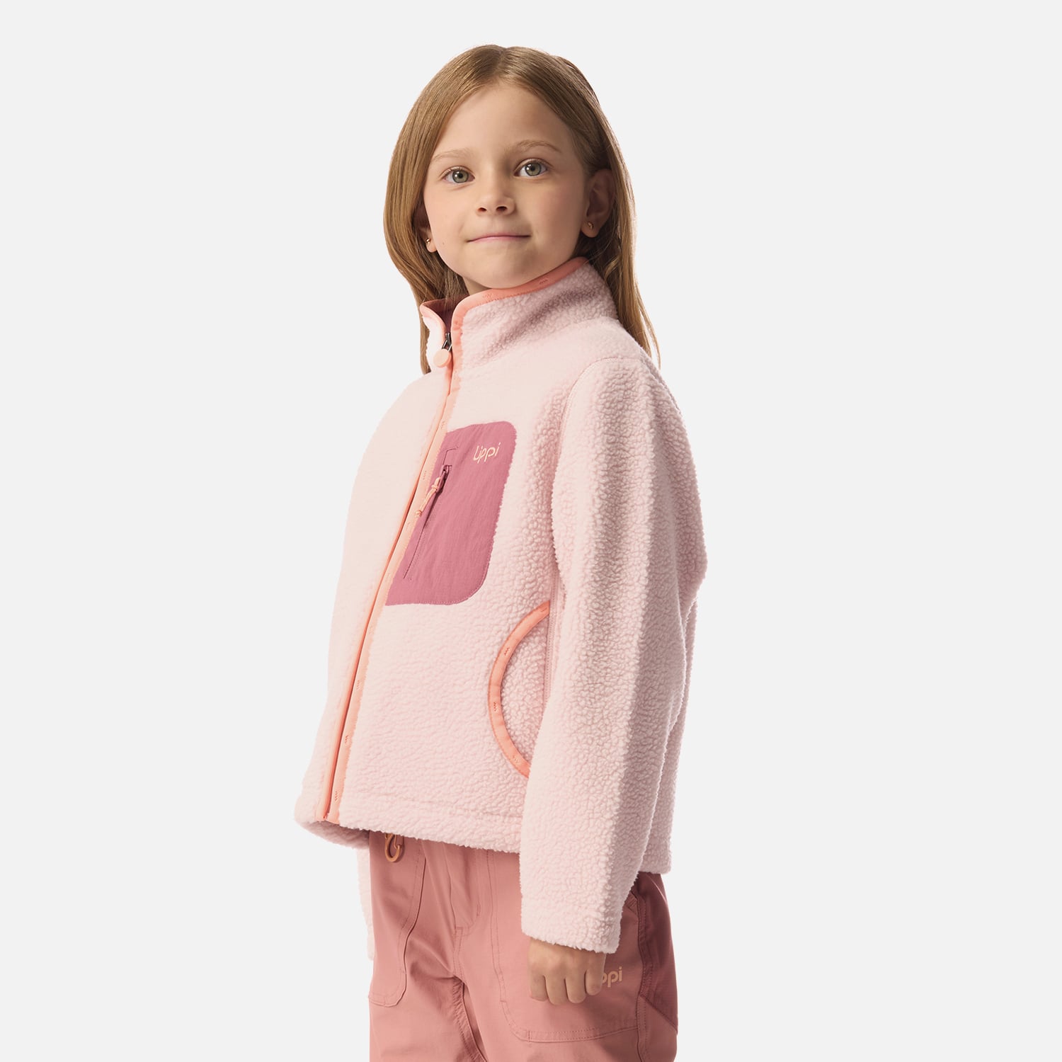 POLAR NIÑA GLACIAR SHERPA-PRO JACKET ROSA CLARO LIPPI I26 - 2