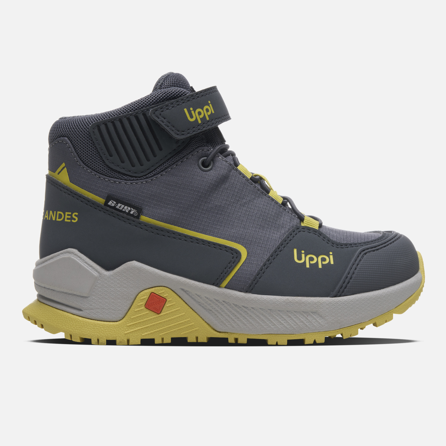 ZAPATILLA NIÑO MOTION MID KIDS B-DRY GRIS LIPPI I26 - 1