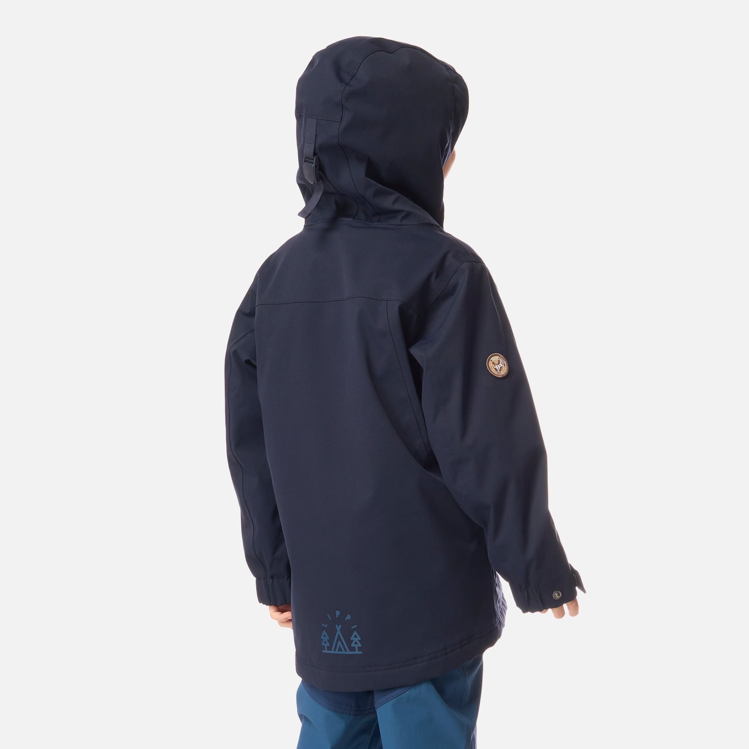CHAQUETA NIÑO ROBLE B-DRY HOODY JACKET AZUL MARINO LIPPI I26 - 3