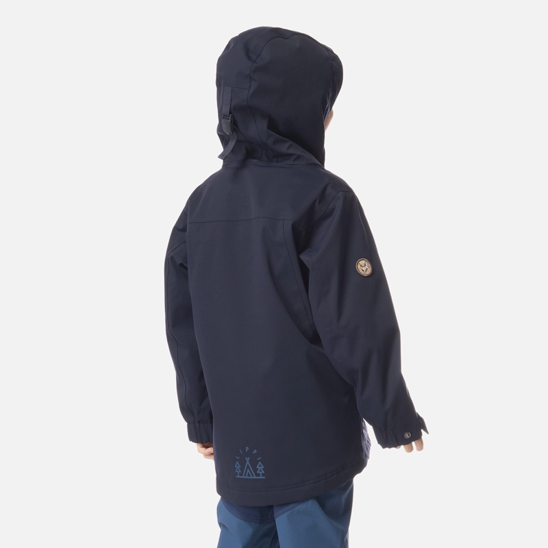 CHAQUETA NIÑO ROBLE B-DRY HOODY JACKET AZUL MARINO LIPPI I26 - 3
