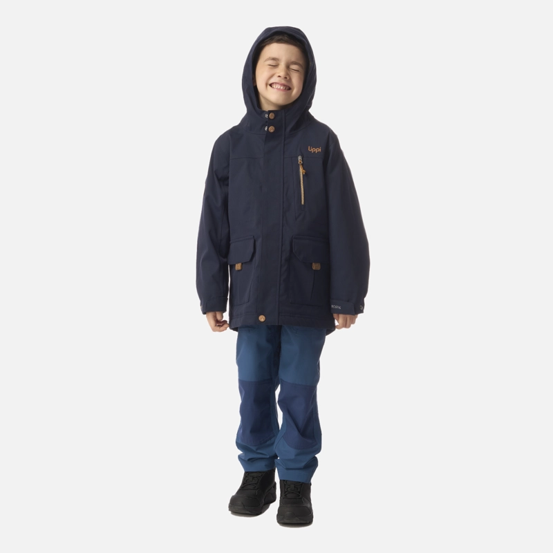 CHAQUETA NIÑO ROBLE B-DRY HOODY JACKET AZUL MARINO LIPPI I26 - 5