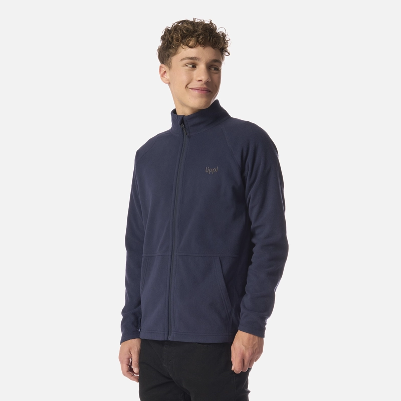 POLAR TEEN BOY COLD DAY THERM-PRO FULL ZIP JACKET AZUL MARINO LIPPI I26 - 2