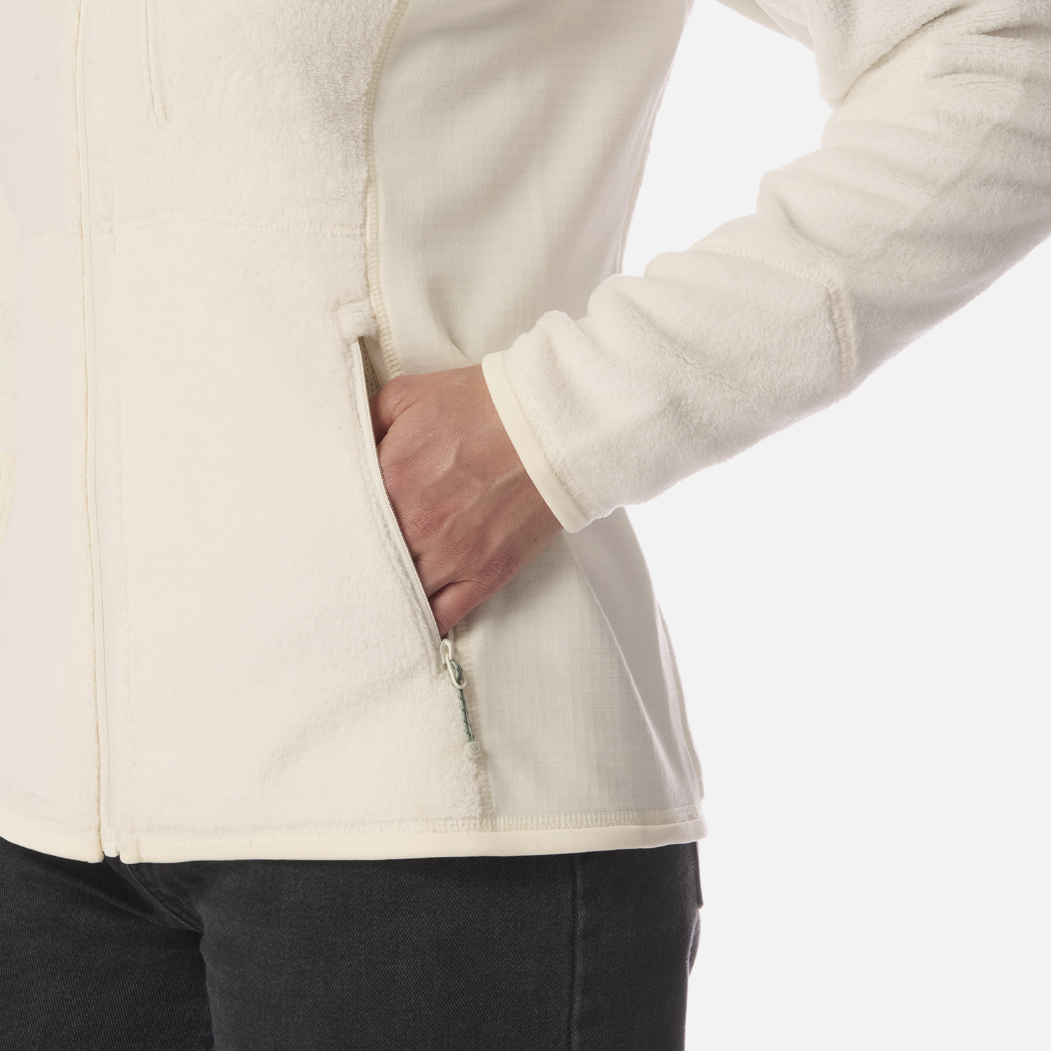 POLAR MUJER NUMAN SHAGGY-PRO JACKET CREMA LIPPI I26 - 5