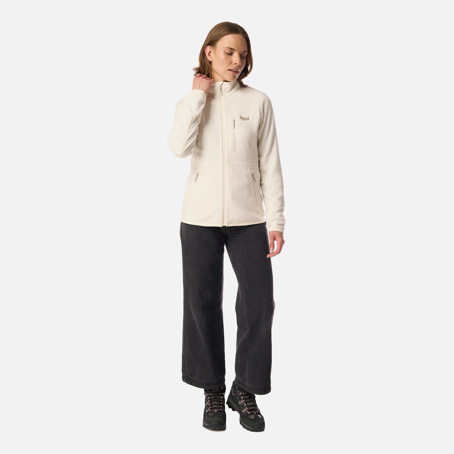 POLAR MUJER NUMAN SHAGGY-PRO JACKET CREMA LIPPI I26 - 6