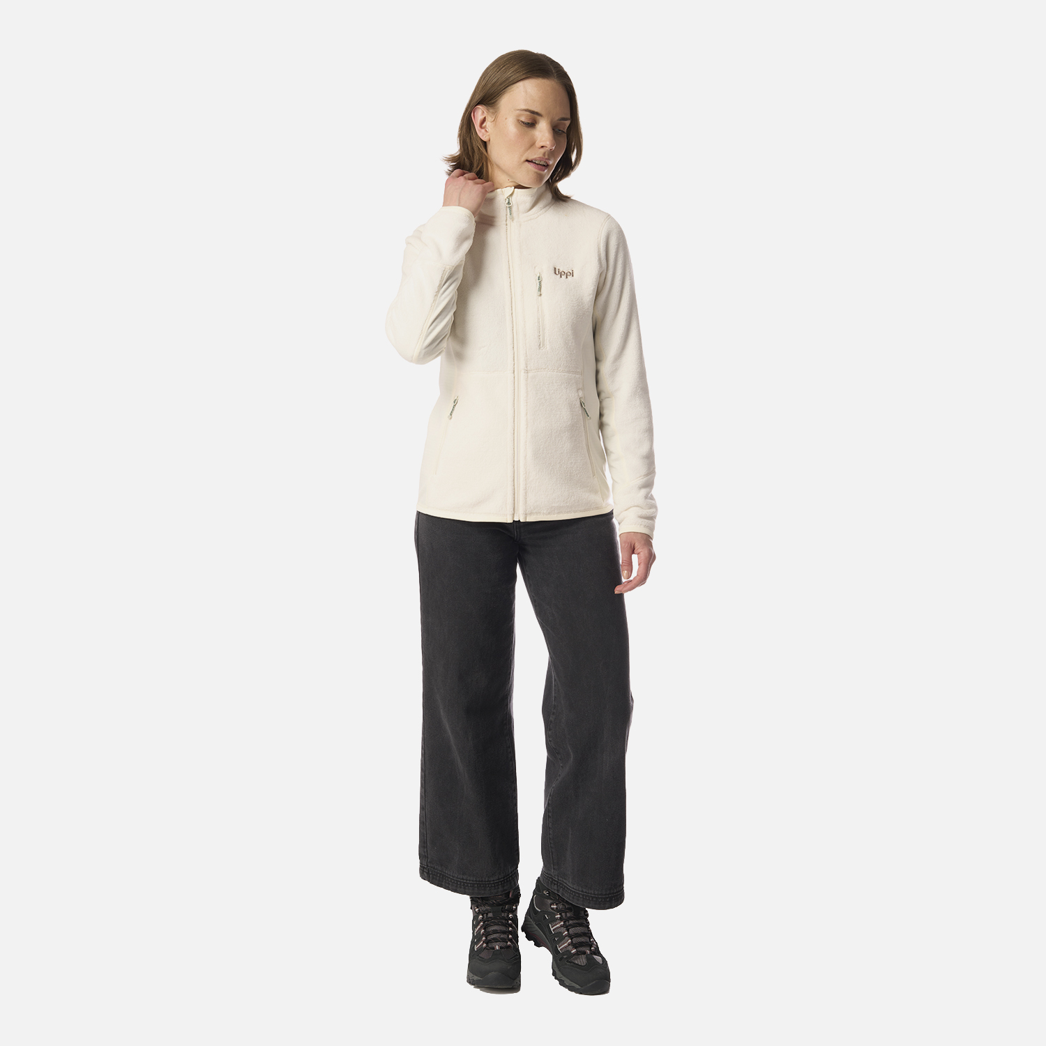POLAR MUJER NUMAN SHAGGY-PRO JACKET CREMA LIPPI I26 - 6