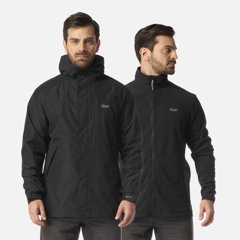 LIPPI CHAQUETA HOMBRE LAKE FUSION 3 B-DRY JACKET NEGRO LIPPI