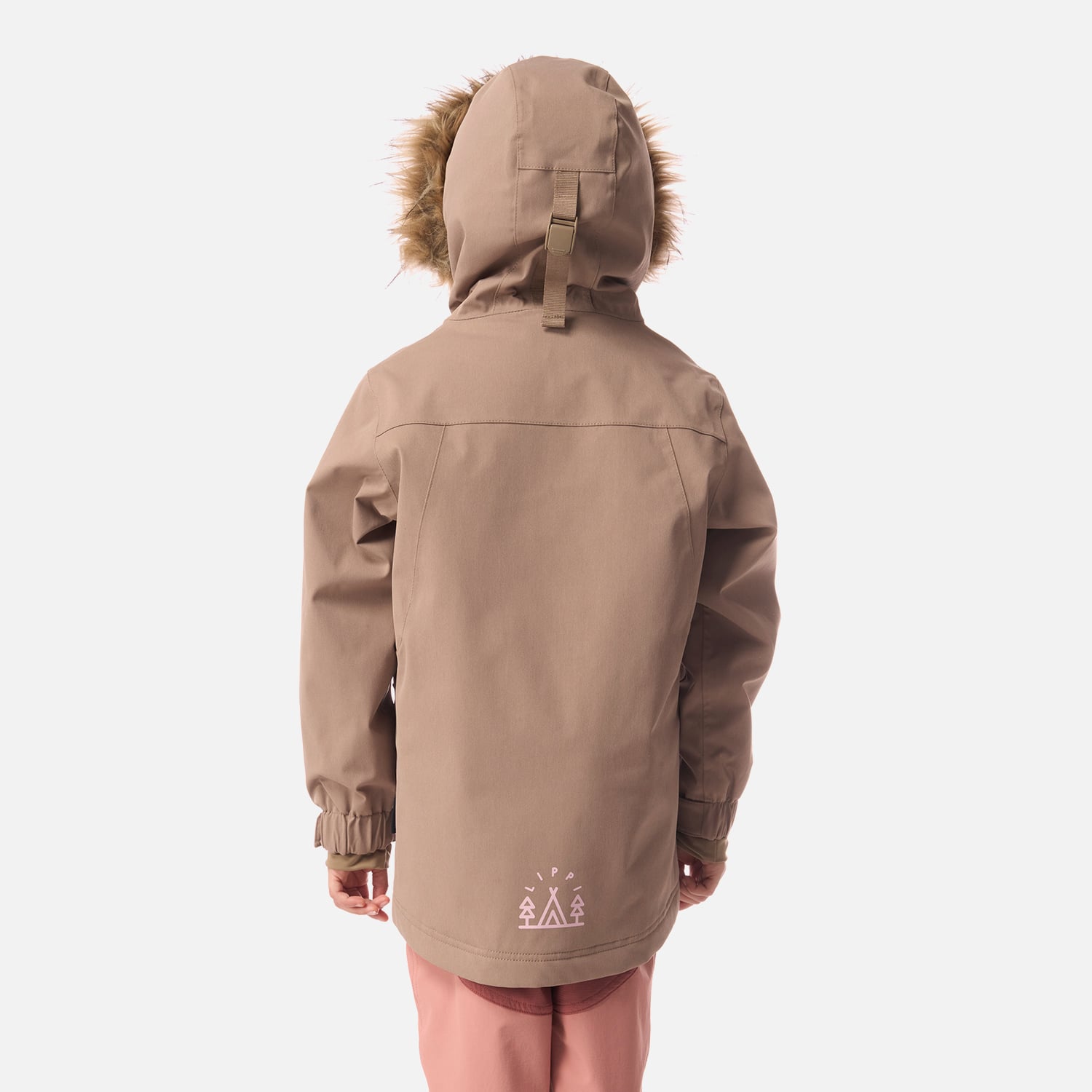 CHAQUETA NIÑA ROBLE B-DRY HOODY JACKET CANELA LIPPI I26 - 3