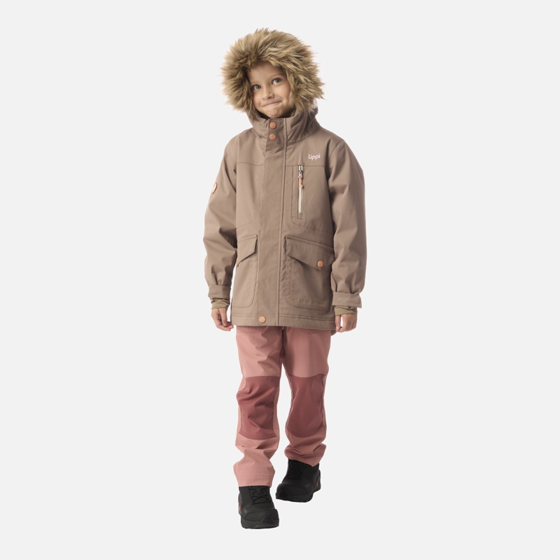 CHAQUETA NIÑA ROBLE B-DRY HOODY JACKET CANELA LIPPI I26 - 5