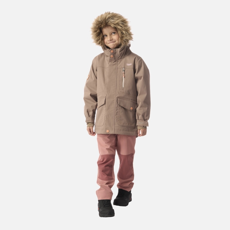 CHAQUETA NIÑA ROBLE B-DRY HOODY JACKET CANELA LIPPI I26 - 5