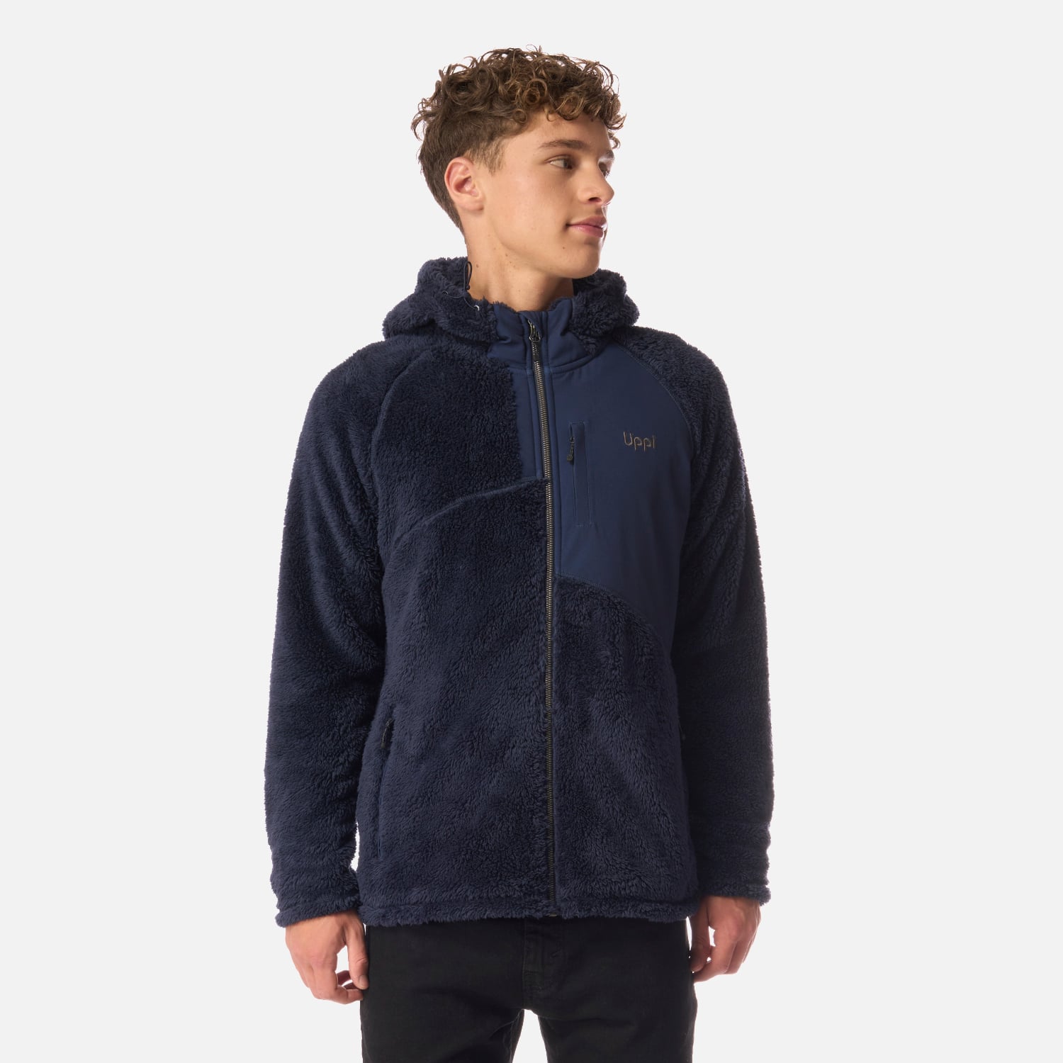 LIPPI POLAR TEEN BOY BEAR SHAGGY-PRO HOODY JACKET AZUL MARINO LIPPI I26