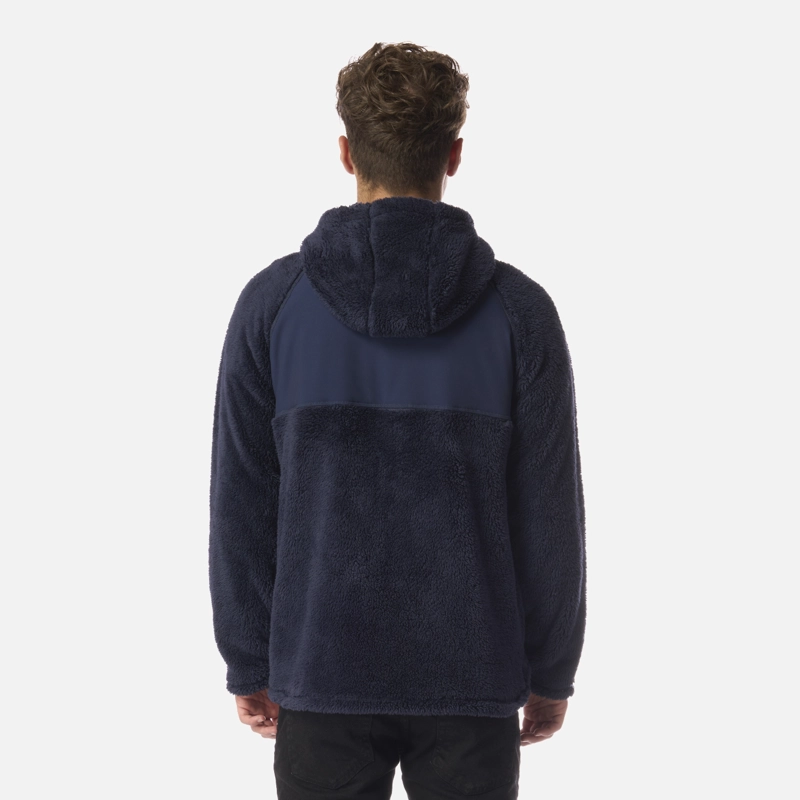 POLAR TEEN BOY BEAR SHAGGY-PRO HOODY JACKET AZUL MARINO LIPPI I26 - 3