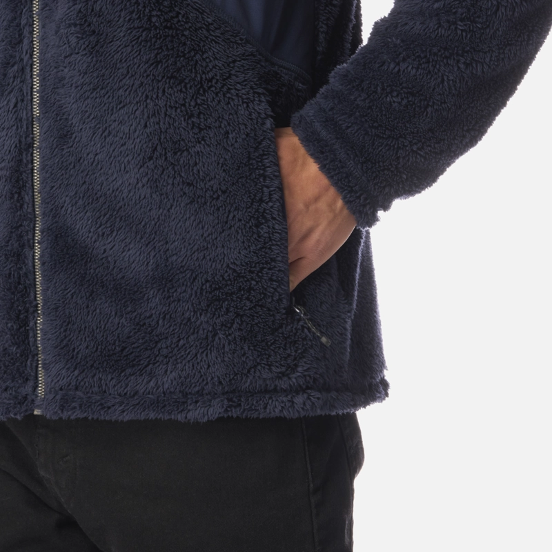 POLAR TEEN BOY BEAR SHAGGY-PRO HOODY JACKET AZUL MARINO LIPPI I26 - 5