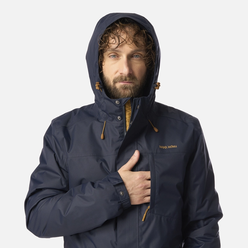 CHAQUETA HOMBRE TERRANOVA AZUL OSCURO HAKA HONU - 4