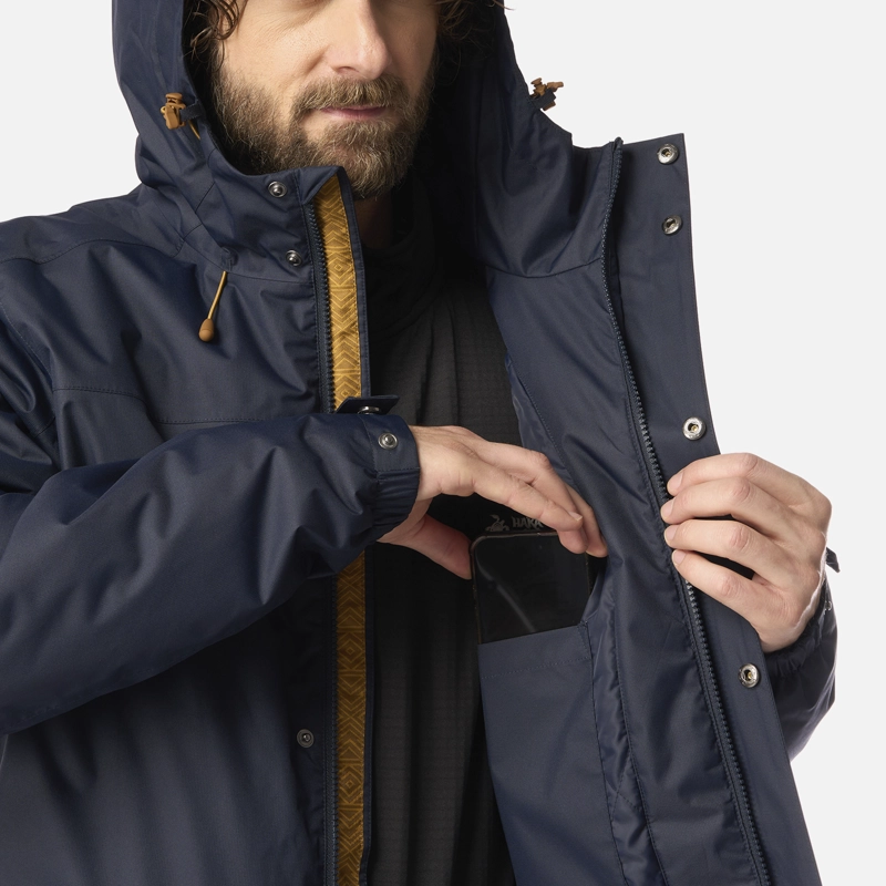 CHAQUETA HOMBRE TERRANOVA AZUL OSCURO HAKA HONU - 8