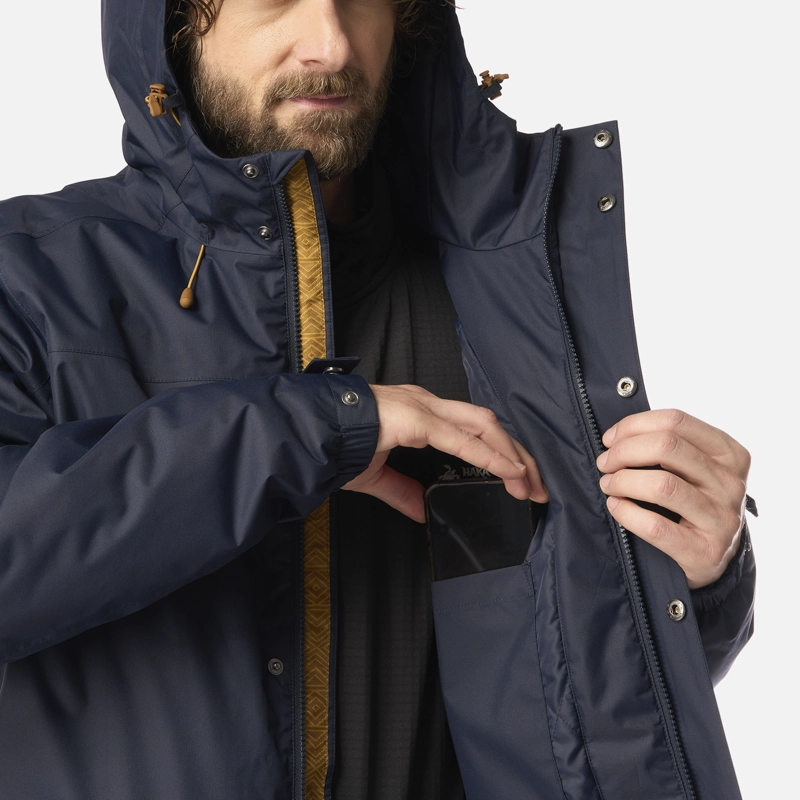 CHAQUETA HOMBRE TERRANOVA AZUL OSCURO HAKA HONU - 8