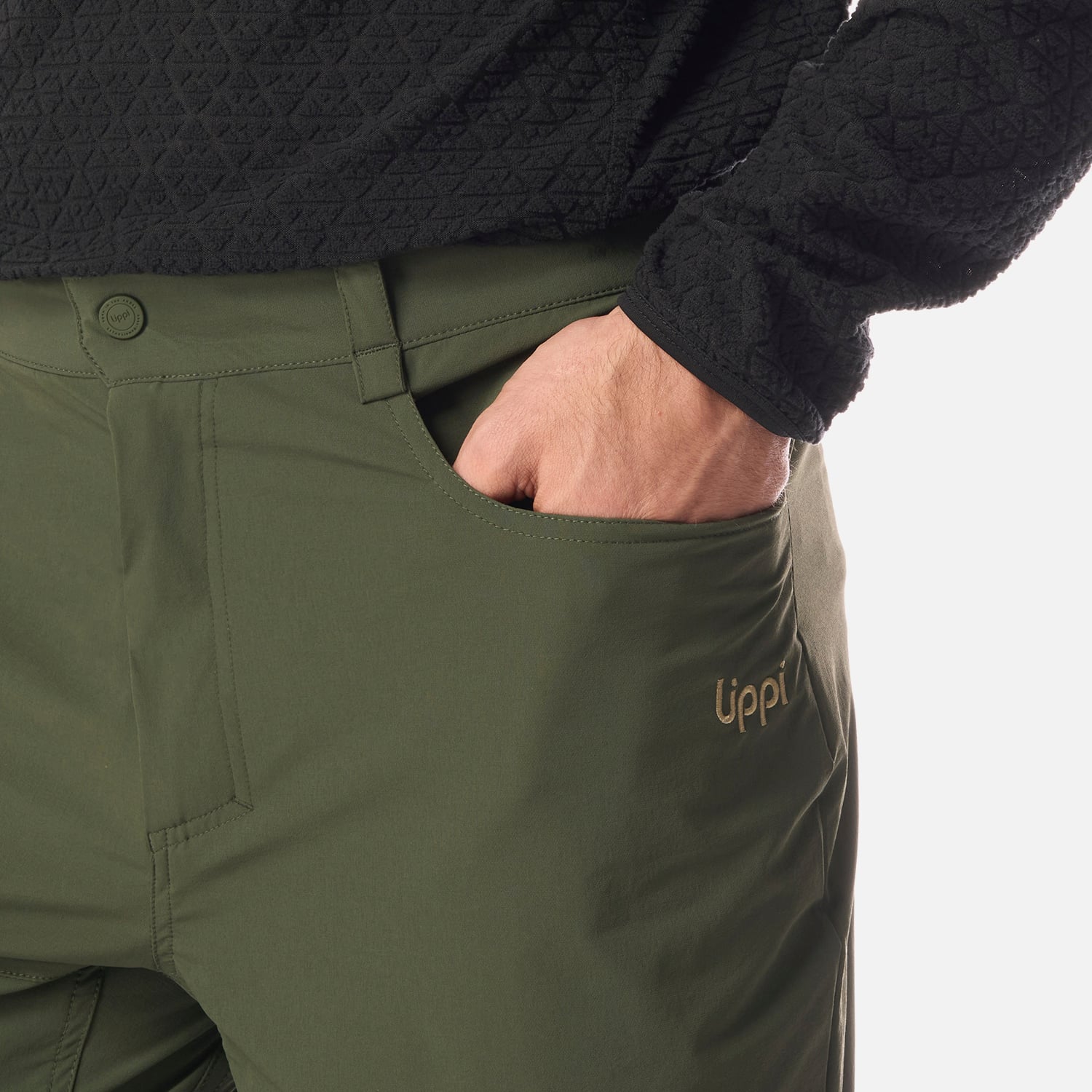 PANTALON HOMBRE BLACKLASH Q-DRY MIX-2 PANTS VERDE MILITAR LIPPI I26 - 4