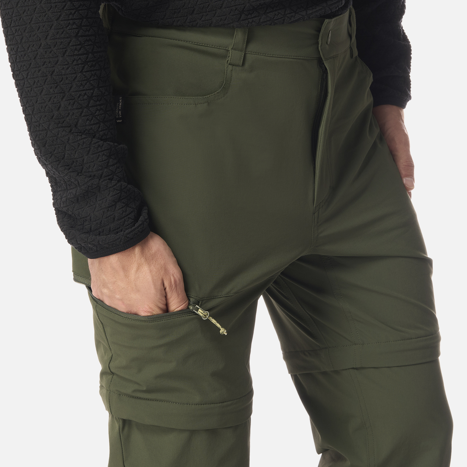 PANTALON HOMBRE BLACKLASH Q-DRY MIX-2 PANTS VERDE MILITAR LIPPI I26 - 5