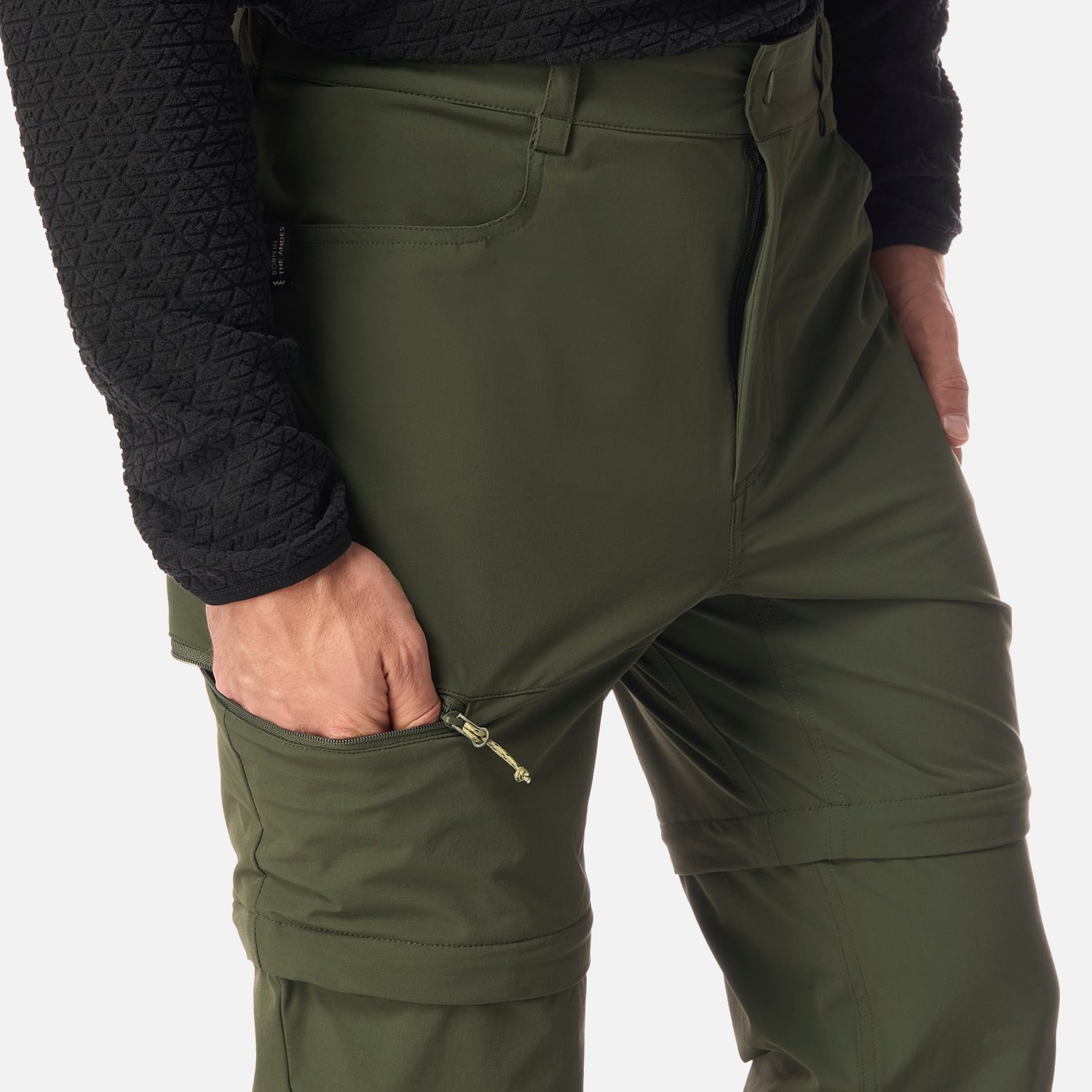 PANTALON HOMBRE BLACKLASH Q-DRY MIX-2 PANTS VERDE MILITAR LIPPI I26 - 5