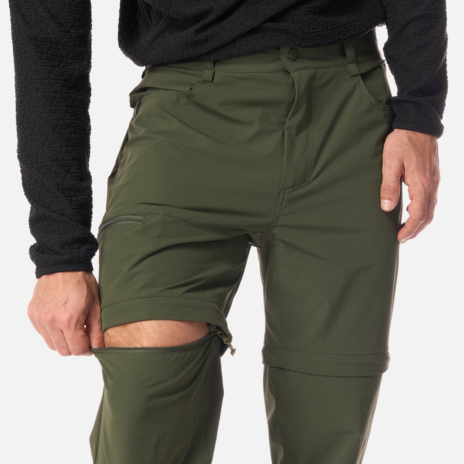PANTALON HOMBRE BLACKLASH Q-DRY MIX-2 PANTS VERDE MILITAR LIPPI I26 - 6