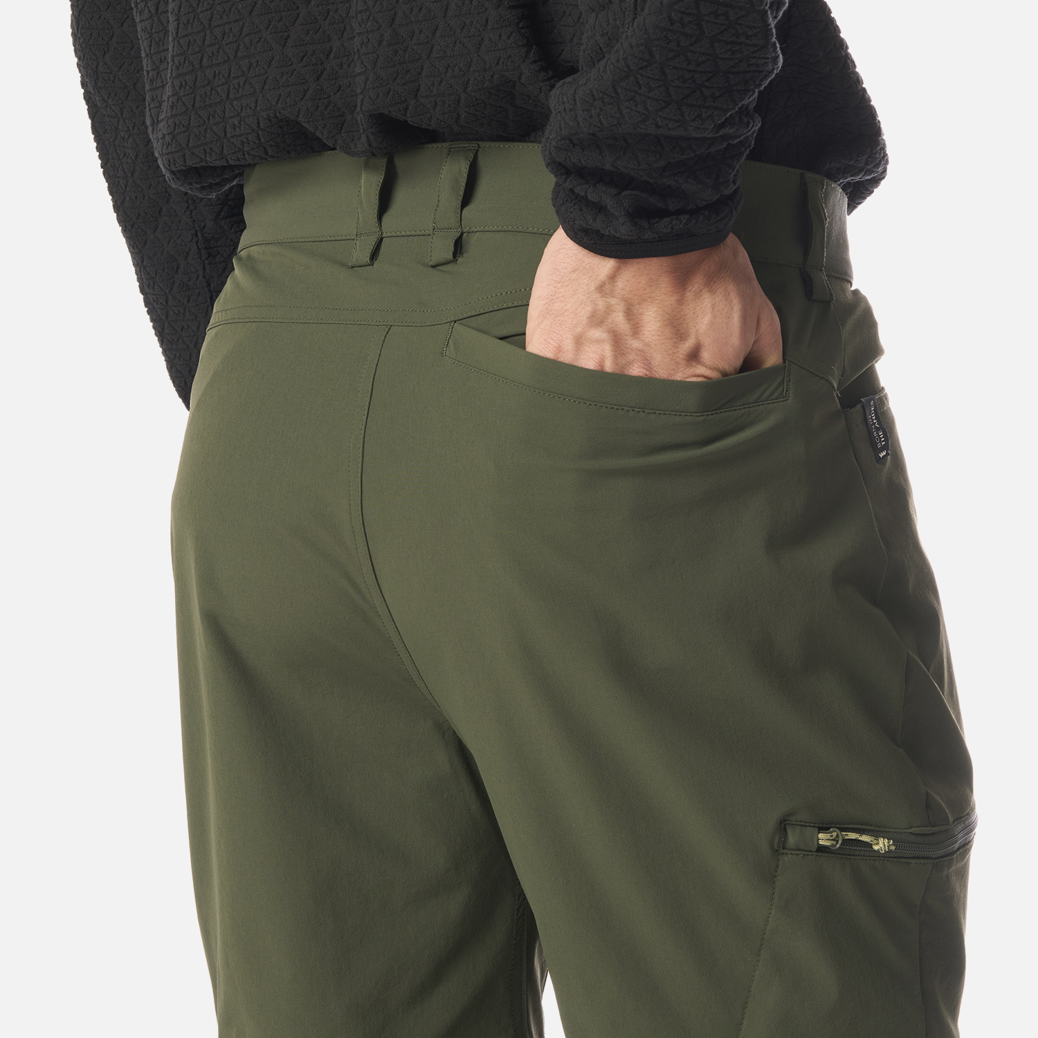 PANTALON HOMBRE BLACKLASH Q-DRY MIX-2 PANTS VERDE MILITAR LIPPI I26 - 7