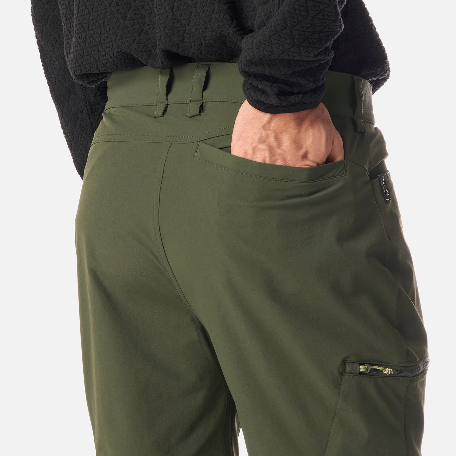 PANTALON HOMBRE BLACKLASH Q-DRY MIX-2 PANTS VERDE MILITAR LIPPI I26 - 7