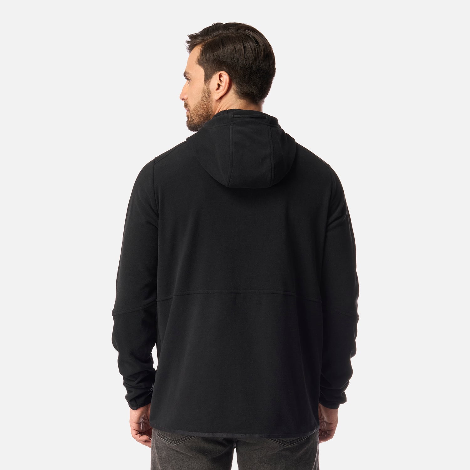 POLAR HOMBRE STRIPES NANO-F FULL ZIP HOODY NEGRO LIPPI I26 - 3