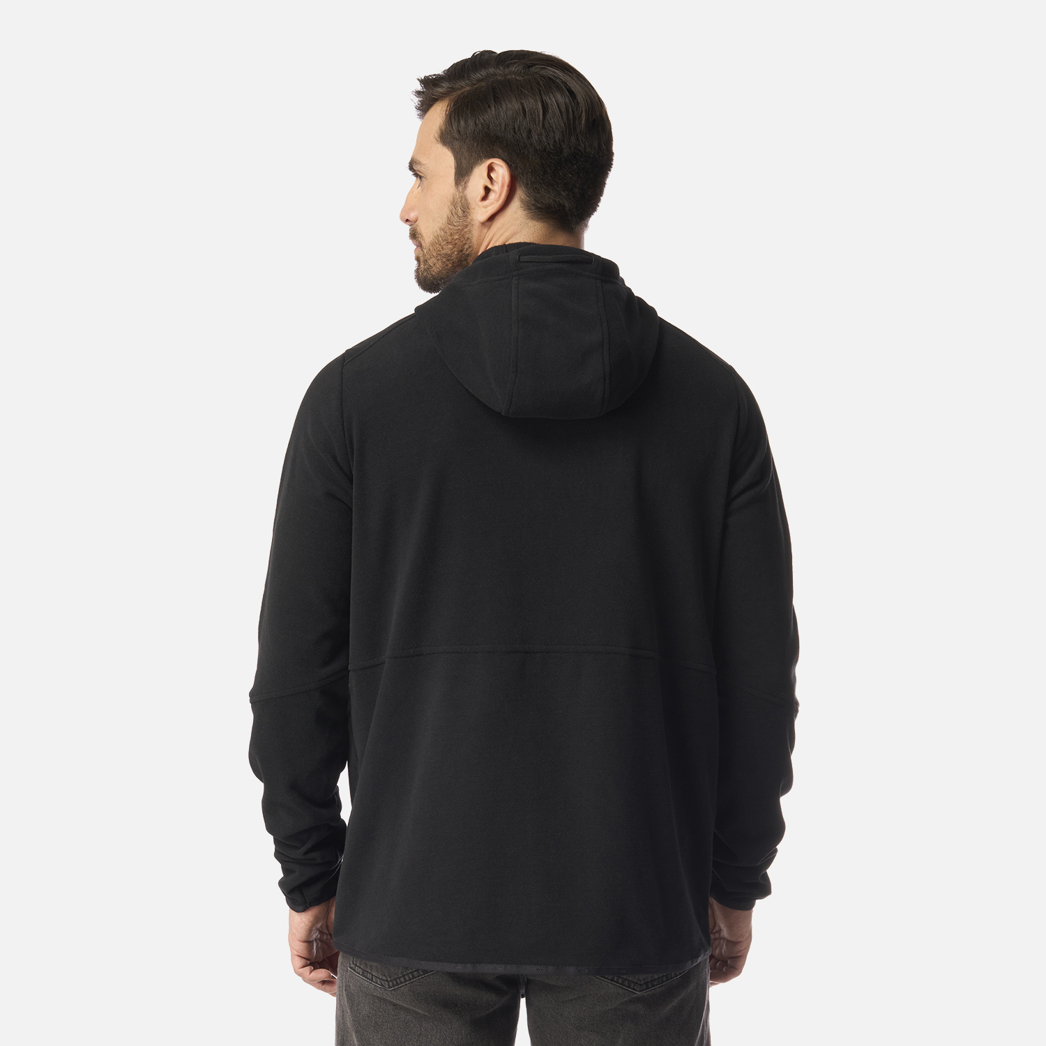 POLAR HOMBRE STRIPES NANO-F FULL ZIP HOODY NEGRO LIPPI I26 - 3