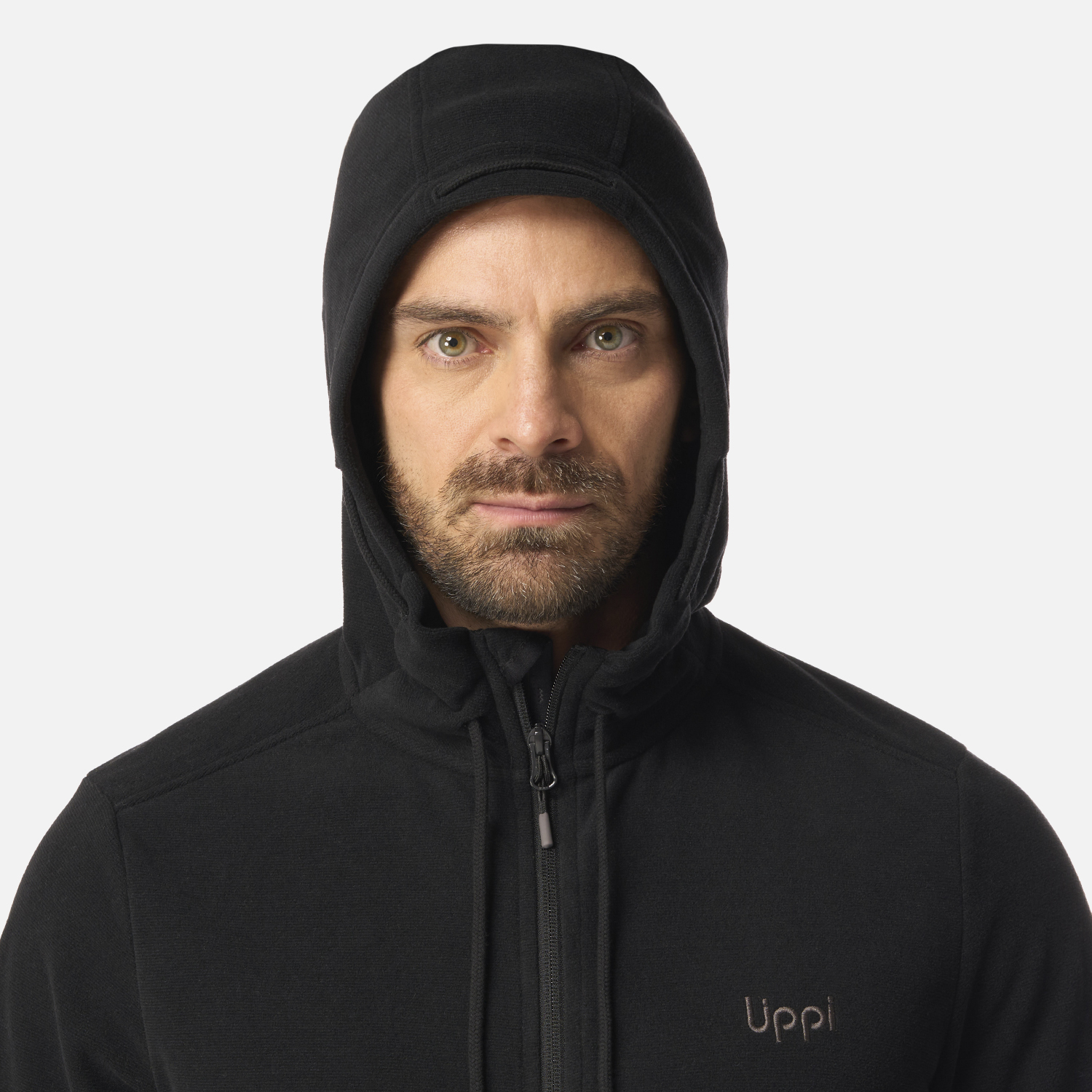 POLAR HOMBRE STRIPES NANO-F FULL ZIP HOODY NEGRO LIPPI I26 - 4