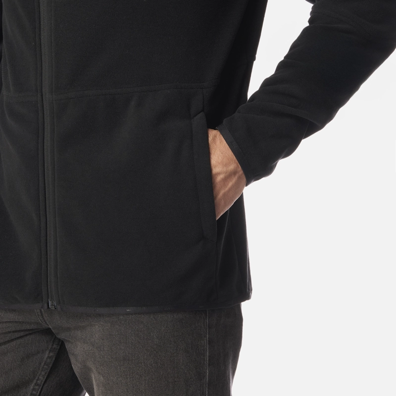 POLAR HOMBRE STRIPES NANO-F FULL ZIP HOODY NEGRO LIPPI I26 - 5
