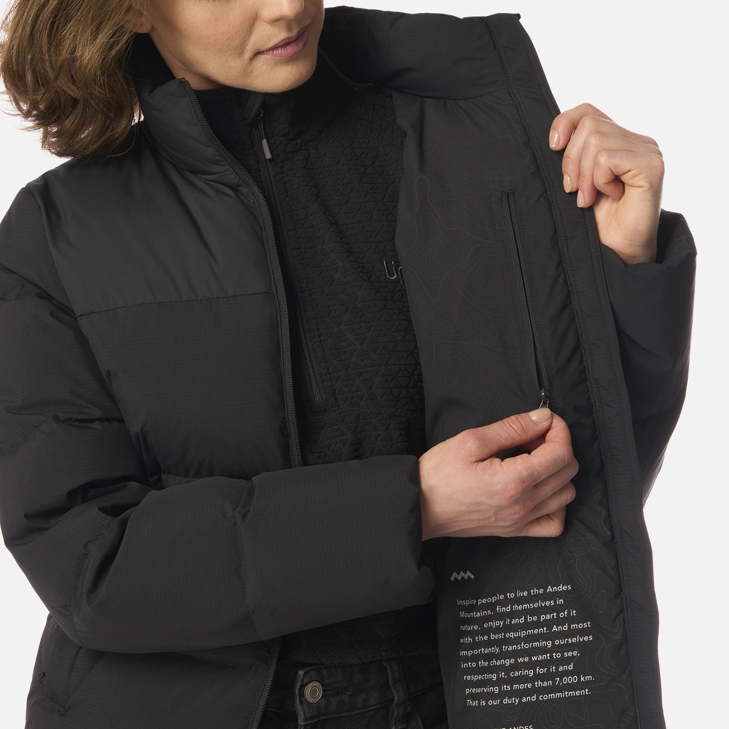 CHAQUETA MUJER URBAN DOWN JACKET NEGRO LIPPI I26 - 7
