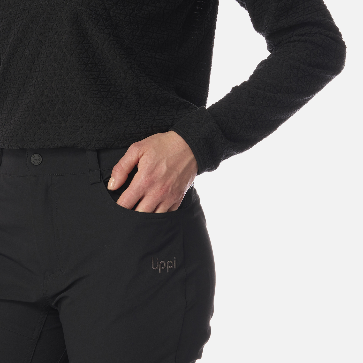 PANTALON MUJER BLACKLASH Q-DRY MIX-2 PANTS NEGRO LIPPI I26 - 4