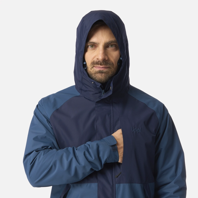 CHAQUETA HOMBRE LAKE FUSION 3 B-DRY JACKET AZUL OSCURO LIPPI - 5