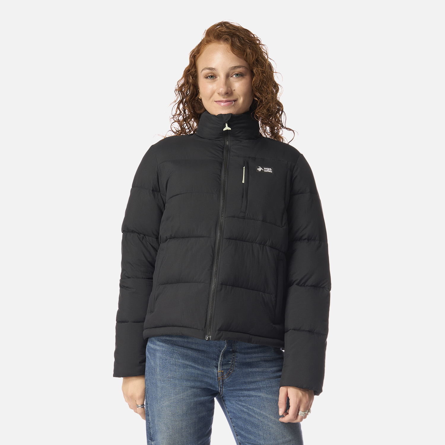 CHAQUETA MUJER AISLADA NEGRO HAKA HONU I26 - 1