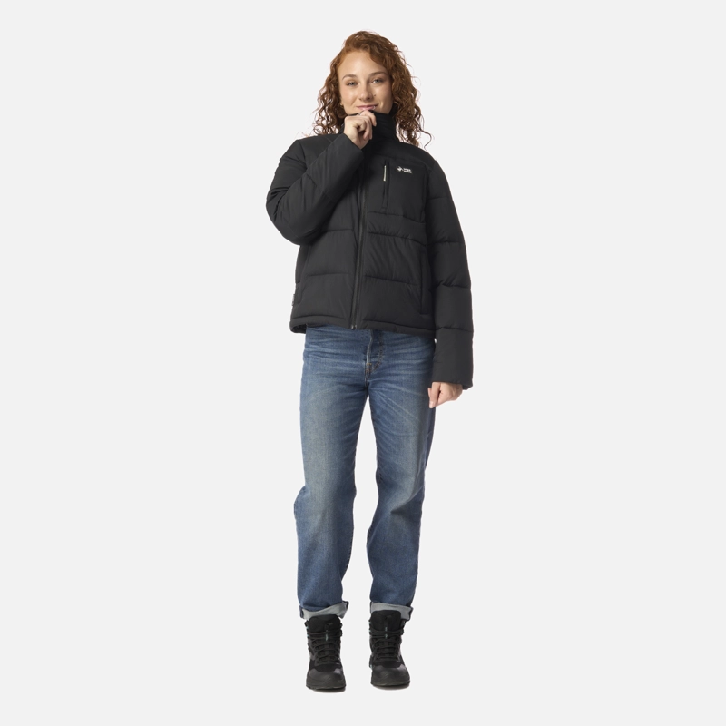 CHAQUETA MUJER AISLADA NEGRO HAKA HONU I26 - 8