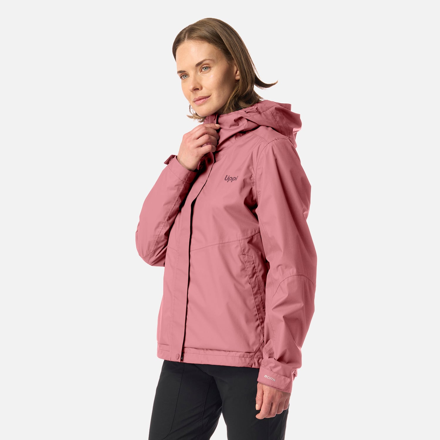 CHAQUETA MUJER BLIZZARD B-DRY HOODY JACKET ROSA OSCURO LIPPI I26 - 2