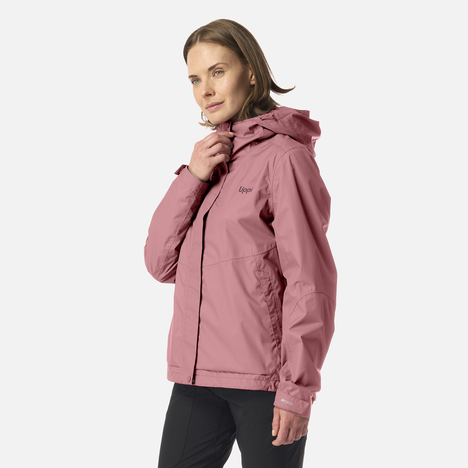 CHAQUETA MUJER BLIZZARD B-DRY HOODY JACKET ROSA OSCURO LIPPI I26 - 2