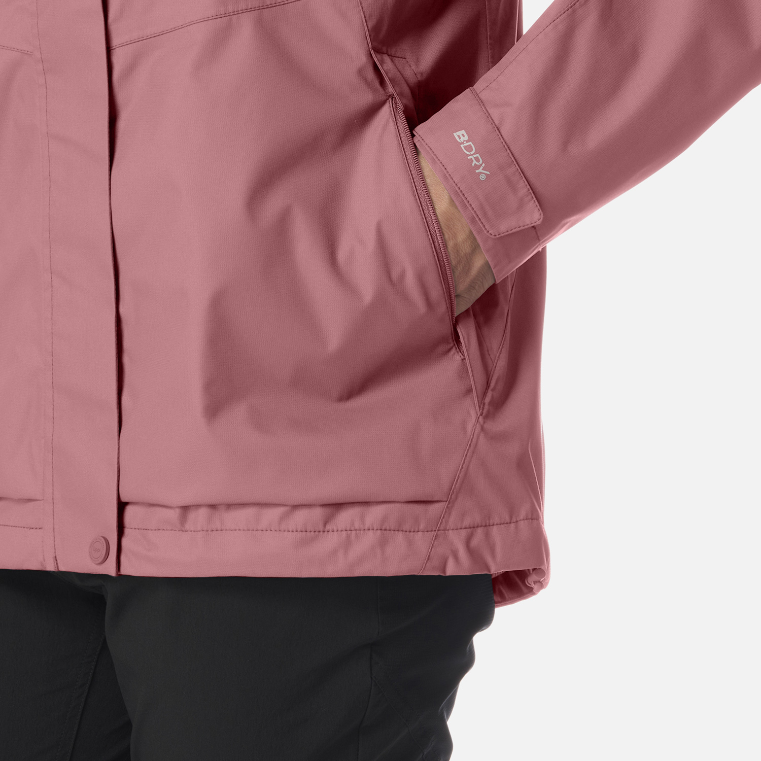 CHAQUETA MUJER BLIZZARD B-DRY HOODY JACKET ROSA OSCURO LIPPI I26 - 6
