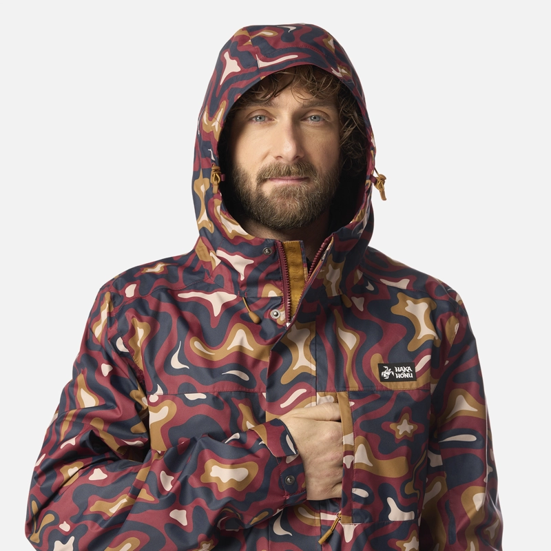 CHAQUETA HOMBRE KAUAI FULL PRINT VINO HAKA HONU - 4