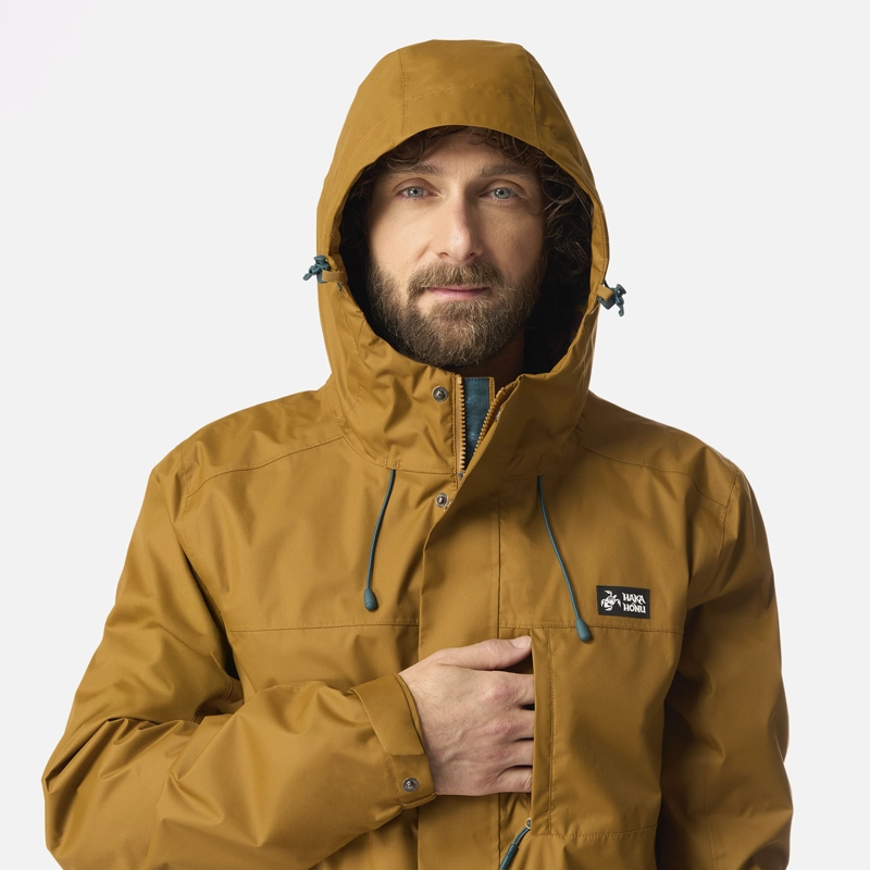 CHAQUETA HOMBRE KAUAI MOSTAZA OSCURO HAKA HONU - 4