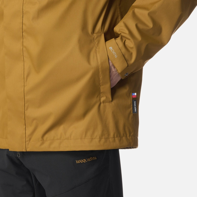 CHAQUETA HOMBRE KAUAI MOSTAZA OSCURO HAKA HONU - 5